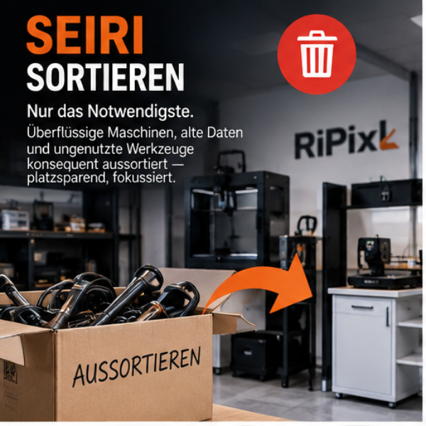 Seiri — Sortieren